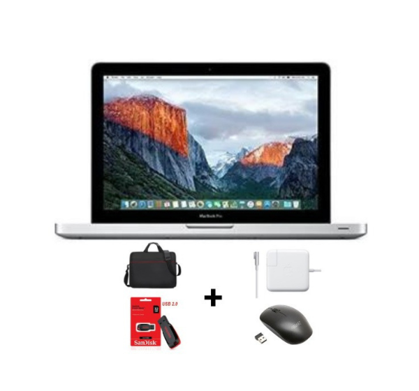 Apple MacBook Pro 13 A1278 Intel Core2Duo 13-inch Display 4GB RAM 500GB HDD English/Arabic Keyboard Silver -