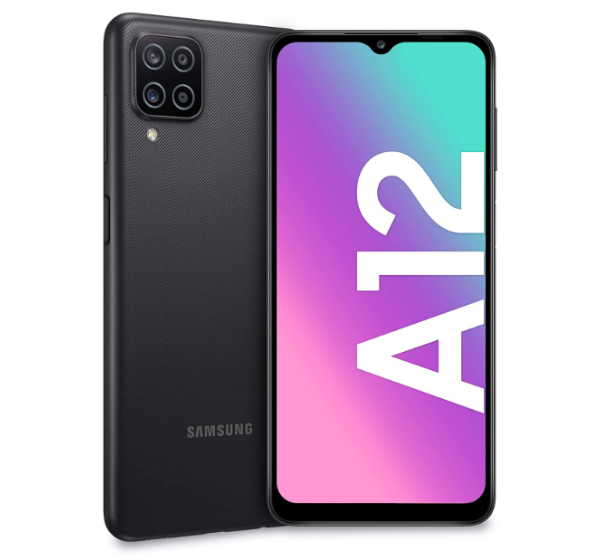 Samsung Galaxy A12 Dual SIM - Black / 4GB | 64GB / New - electronic