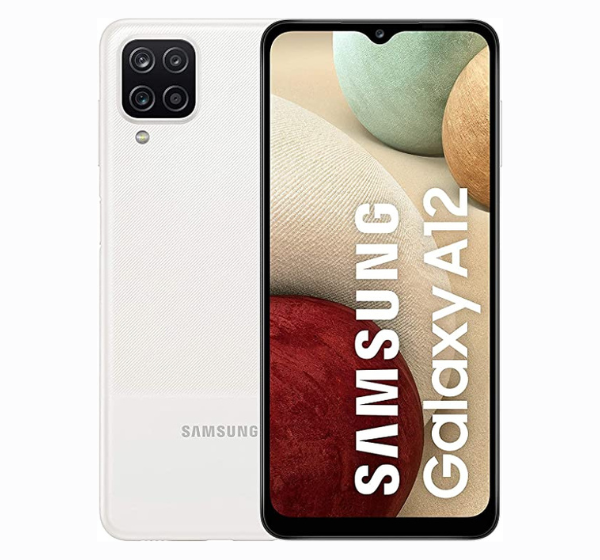 Samsung Galaxy A12 Dual SIM - White / 4GB | 64GB / New - electronic